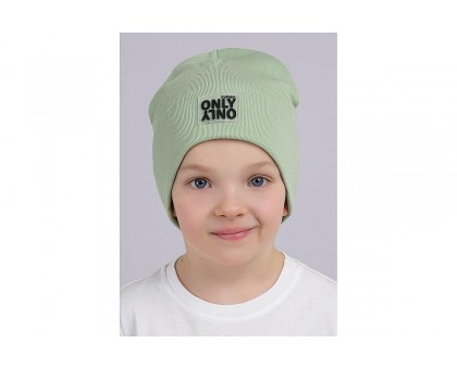 Детская двойная шапка, зеленый