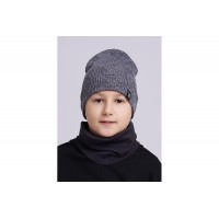 Детская двойная в стиле unisex, т.серый/т.синий