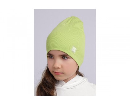 Детская двойная шапка, св. зеленый