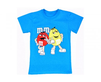 Футболка бирюзовая M&M