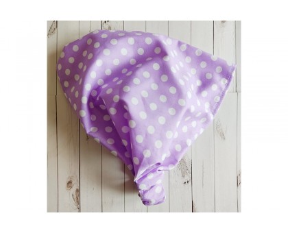 Косынка повязка для девочки в горох