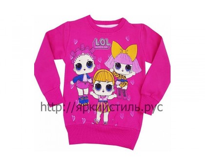 Кофточка кукла Лола, малиновая